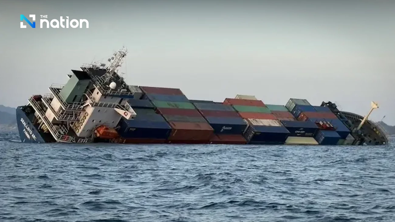 Thailand Berupaya Selamatkan Kapal Kargo Tenggelam di Lepas Pantai Phuket